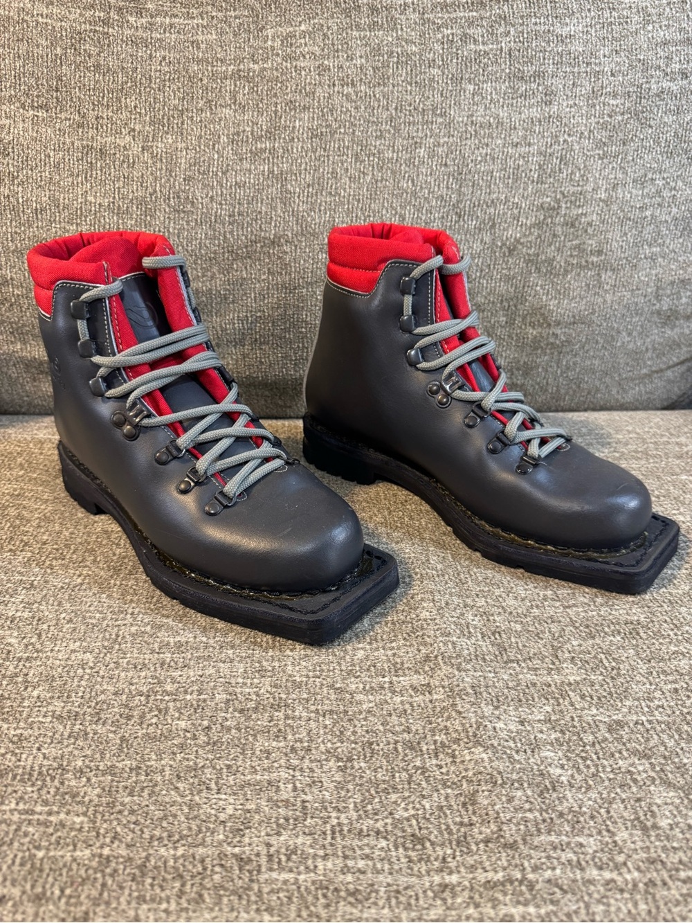 Asolo Vintage Backcountry Nordic Telemark Black ski boots Size 7